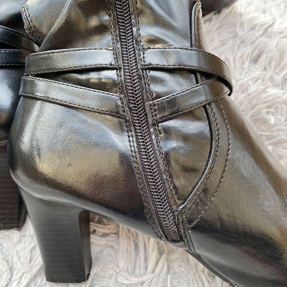 KIM ROGERS Jolie Women's 10M US Black Knee High Boots Faux Leather - Picture 9 of 16